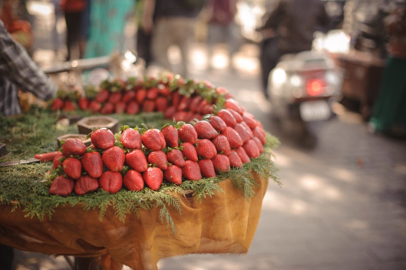 city, market, freshness, food and drink, healthy eating, fresh produce, wellbeing, street market, street, 4K, fruit stall, food, fresh, day, incidental people