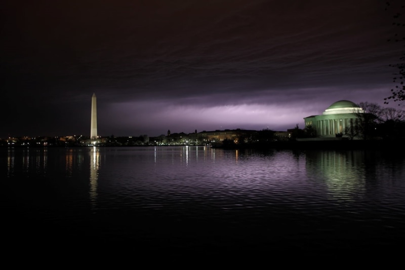 washington, 480P, Washington DC, Lightning, night, clouds, dome, architecture, mosque, dusk, famous Place, dc, photographing, photo, reflection, nighttime