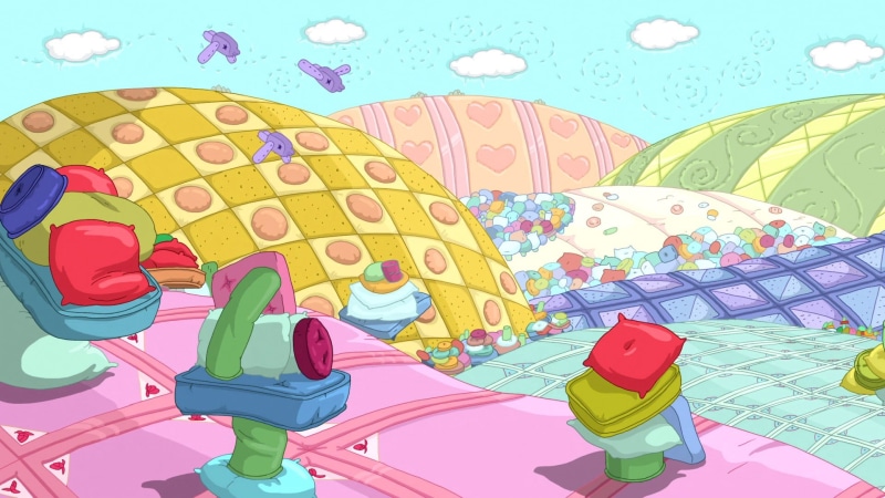 amusement park ride, 720P, illustration, enjoyment, balloon, day, Adventure Time, decoration, fun, nature, representation, leisure activity, sky, no people