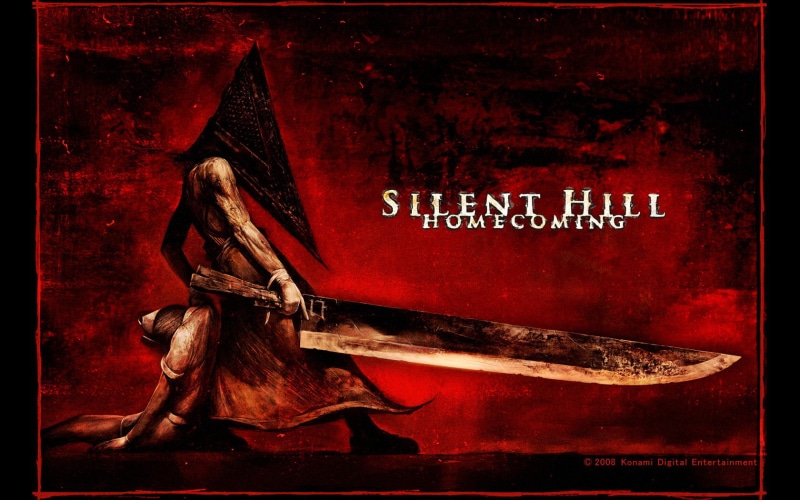 silent, head, pyramid, red, hd, 720P, hill, video games