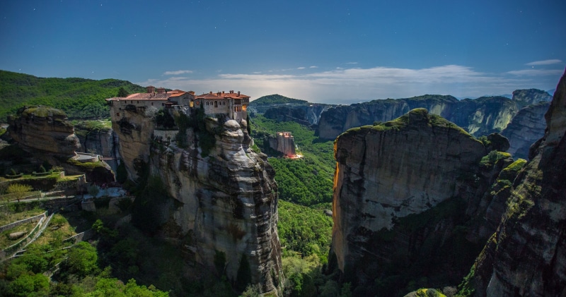 non-urban scene, tranquil scene, 4K, forest, architecture, ancient, travel, Meteora, Greece, no people, the past, history, ruined, ancient civilization