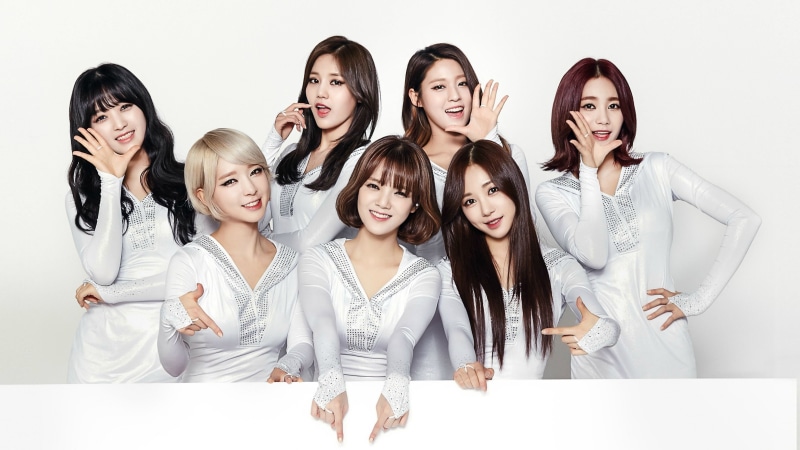 AOA, emotion, clothing, Jimin, hairstyle, friendship, young adult, Seolhyun, white background, young women, females, beautiful woman, Choa, Chanmi, child