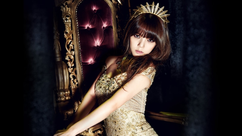 K-pop, indoors, chair, women, bangs, Jimin, young adult, crown, hairstyle, photo, beauty, adult, wearing, beside, 1080P, AOA, beautiful woman, brown, long hair