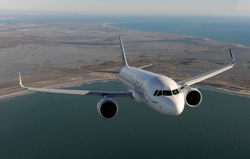 Airliner, Shore, 2K, Airbus A320neo, A320, Airbus, Airbus A320, Sea