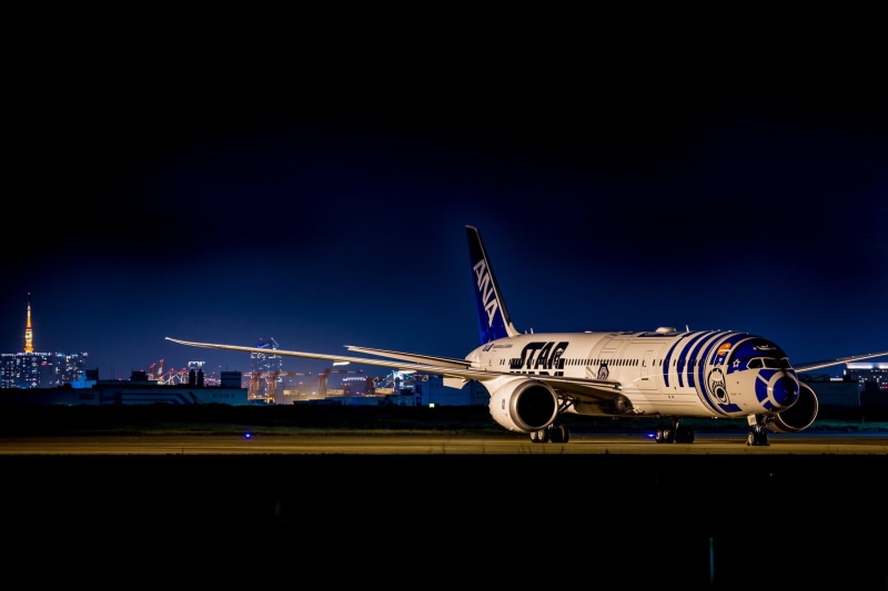 Passenger Plane, Aircrafts, Star Wars, Aircraft, 1080P, Boeing 787 Dreamliner, Night