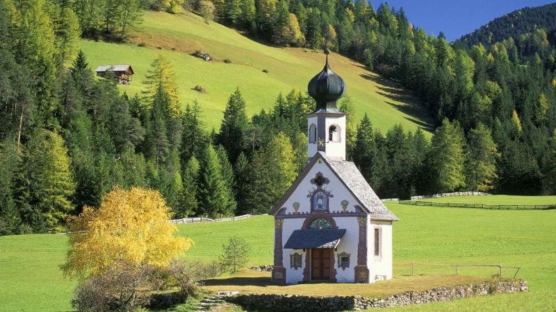1080P, val, funes, ranui, churches, giovanni, san, italy, sud tirol