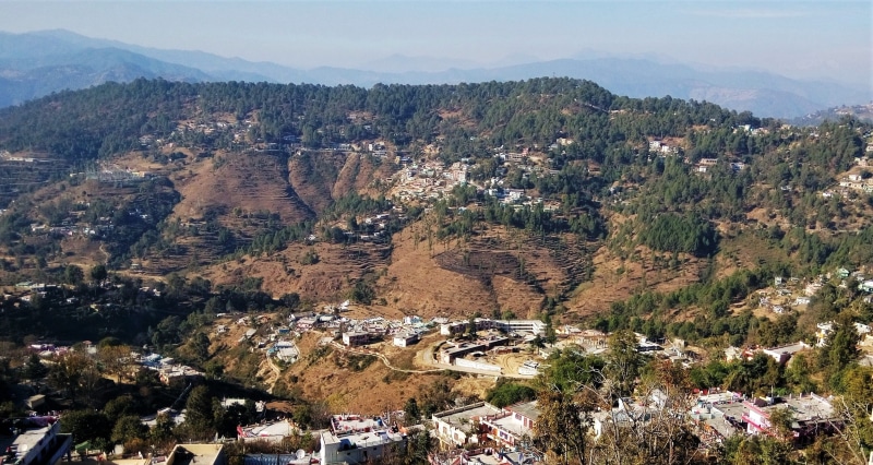 daylight, india, city, nature, 2K, himalayas, building, altitude, town, outdoors, residential district, kumaon, building exterior, scenics - nature, no people