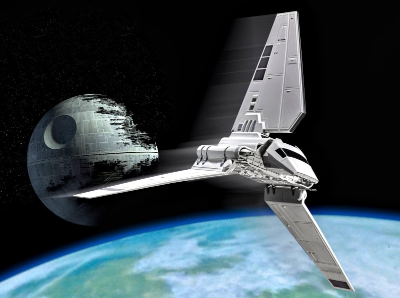1080P, Star Wars, The Imperial army, The Death Star 2, battle station, Endor, The Shuttle T-4a type " Lambda"
