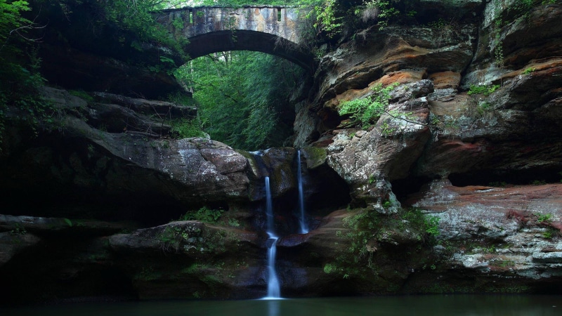 nature beauty desktop hd images 2560x1440, tranquility, flowing water, rock - object, solid, 2K, tranquil scene, power in nature, beauty in nature, formation