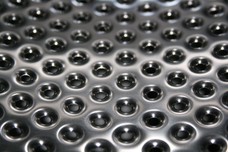 abundance, selective focus, repetition, holes, canon, texture, backgrounds, geometric shape, steel, large group of objects, 4K, no people, still life