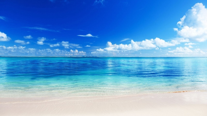 turquoise colored, 1080P, best desktop  hd nature pic 1920x1080, tranquility, summer, cloud - sky, idyllic, holiday, beach, lagoon, land, tranquil scene