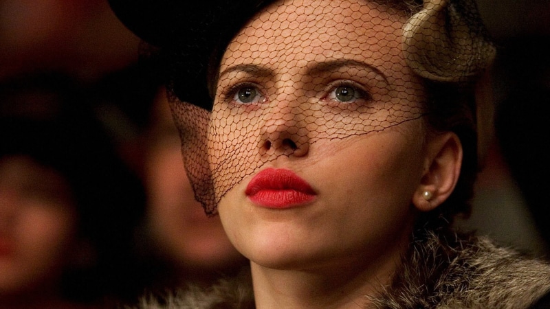 The Black Dahlia, Movie, Scarlett Johansson, 1080P, Veil, Lipstick