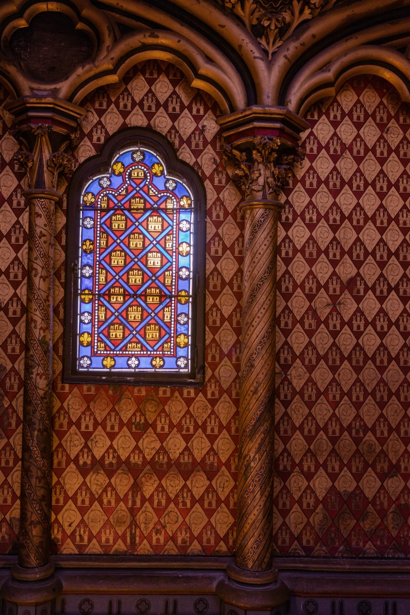 saint chapelle, building, religion, pattern, saint-chapelle, alpha, sony alpha, spirituality, belief, glass, art and craft, 35 mm, stained glass window