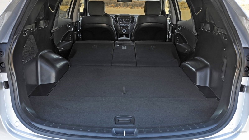 interior, close-up, transportation, stationary, land vehicle, outdoors, airplane, vehicle interior, Hyundai Santa Fe, mode of transportation, metal, day
