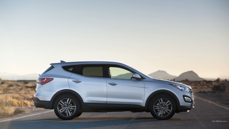 Hyundai Santa Fe, car, 1080P, vehicle, silver cars, Hyundai