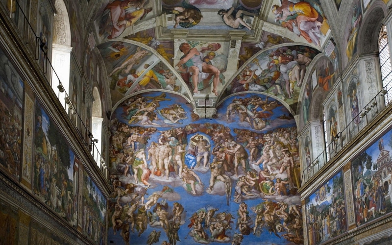 museum, sistine, architecture, 1080P, rome, hd, art, religious, chapel, italy, paintings, cathedral, buildings