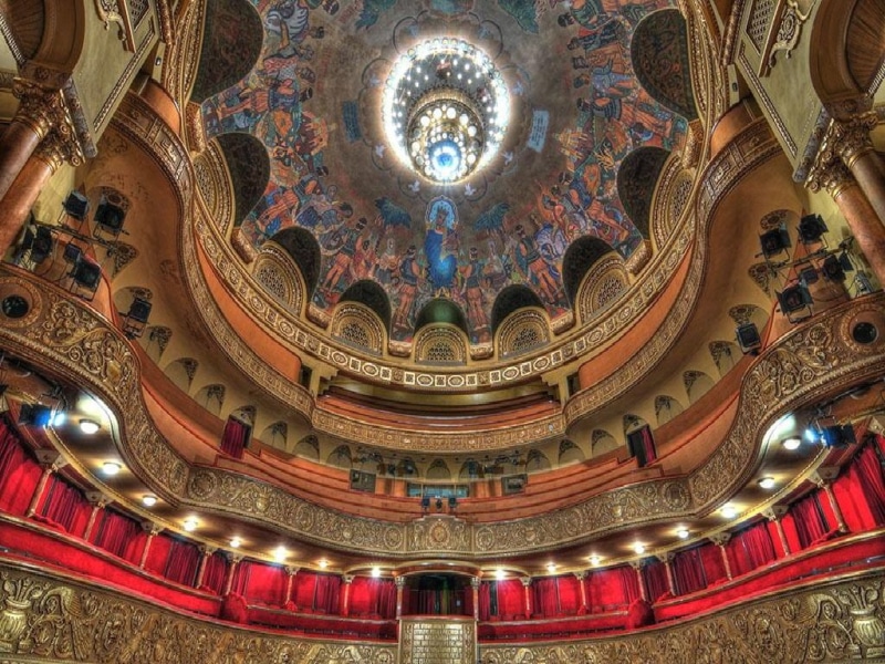 inside, art, architecture, hd, religious, 480P, Opera, house, Timisoara