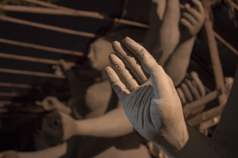 hindu, virgin, adults only, limb, Religious, durga, photo, female, focus on foreground, effort, human limb, religion, statue, pray, worship, travel, God