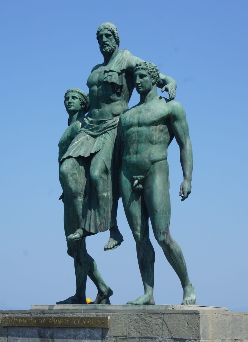 statue, art and craft, no people, the past, work of art, human representation, brass, memorial, image, art, clear sky, day, travel destinations, blue, male likeness