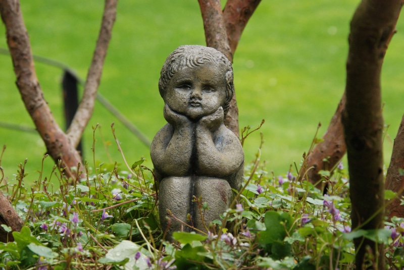 work of art, day, selective focus, branch, focus on foreground, trunk, image, animal wildlife, art, mammal, garden, no people, human representation, nature