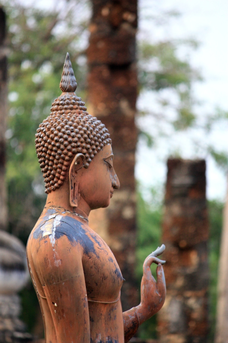 stone, symbol, rustic, woman, temple, famous, meditation, no people, buddha, creativity, side view, idol, tradition, sculpture, tilt, belief, representation