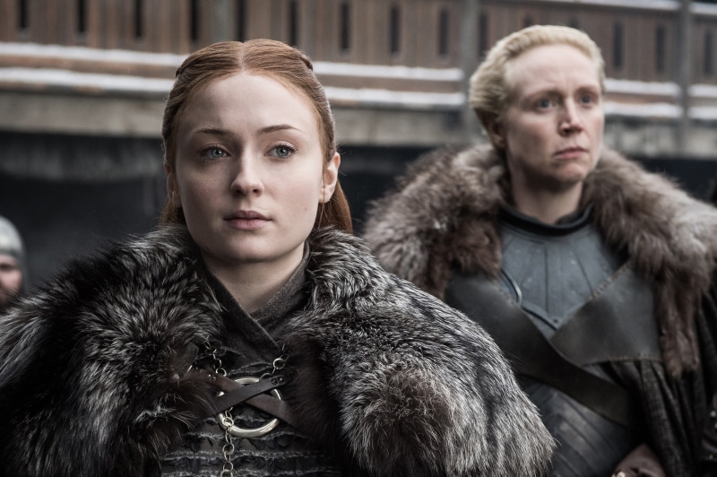 Sophie Turner, TV Show, 2K, Sansa Stark, Brienne Of Tarth, Gwendoline Christie, Game Of Thrones