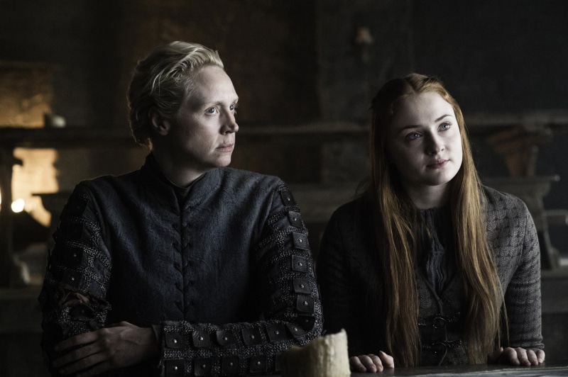 Sophie Turner, Brienne Of Tarth, Gwendoline Christie, Game Of Thrones, 1080P, Sansa Stark, TV Show