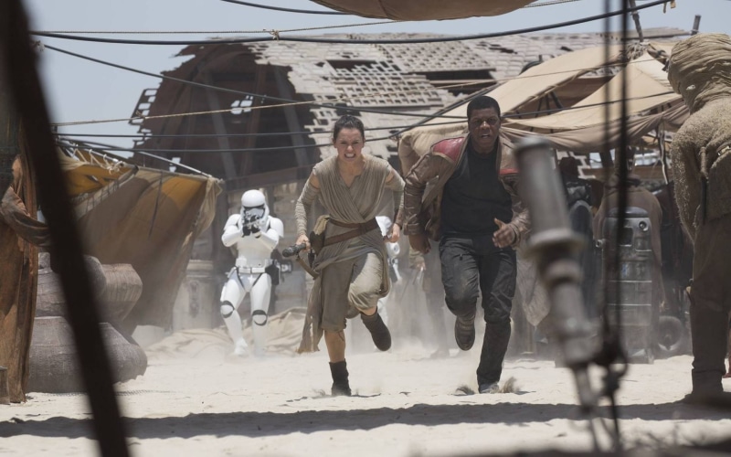 1080P, scared, movie, scene, run, force, wars, star wars, star, awakens