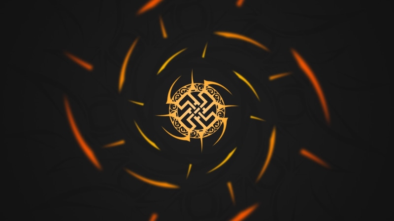 swastika, abstract, 1080P, Tribal, minimalism, logo