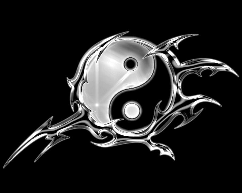 still life, design, metal, glowing, cut out, creativity, pattern, single object, nature, copy space, Future Tatoo, Yin and Yang, 720P, shape, no people