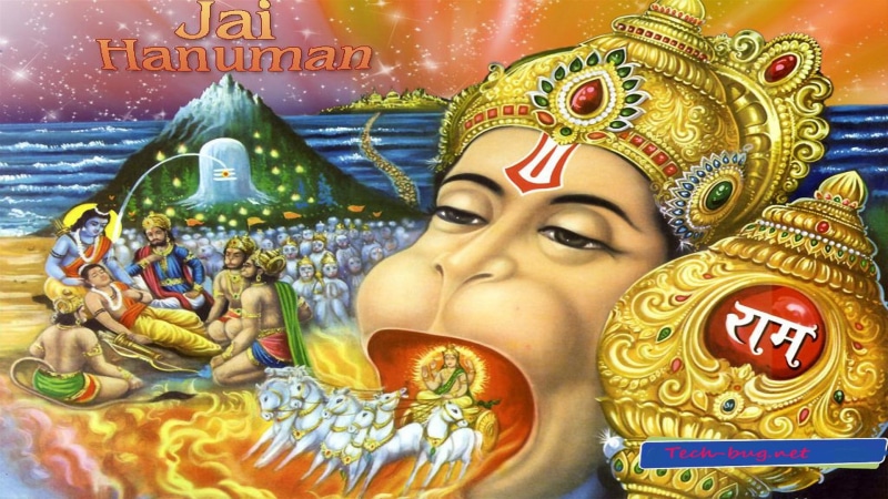 ibackgroundz, 1080P, god, hindu, desktop, jai hanuman