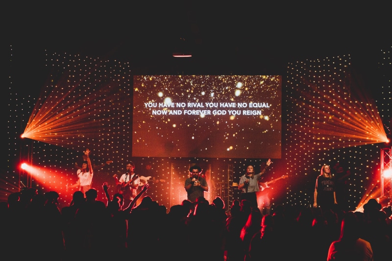 australia, stage, festival, real people, praise, band, jesus, singer, lighting equipment, nightlife, worship, hillsong, arts culture and entertainment