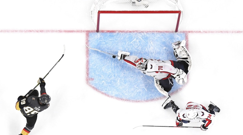 Ice, Knights, Hockey, Washington Capitals, The game, Holtby, Washington, National Hockey League, 58:00, Vegas Golden Knights, Save, Salvation, 2K, Sport