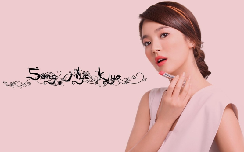 south korean actress, red, song, lipstick, 1080P, 1920x1200, kyo, red lipstick, hye, actress, song hye kyo