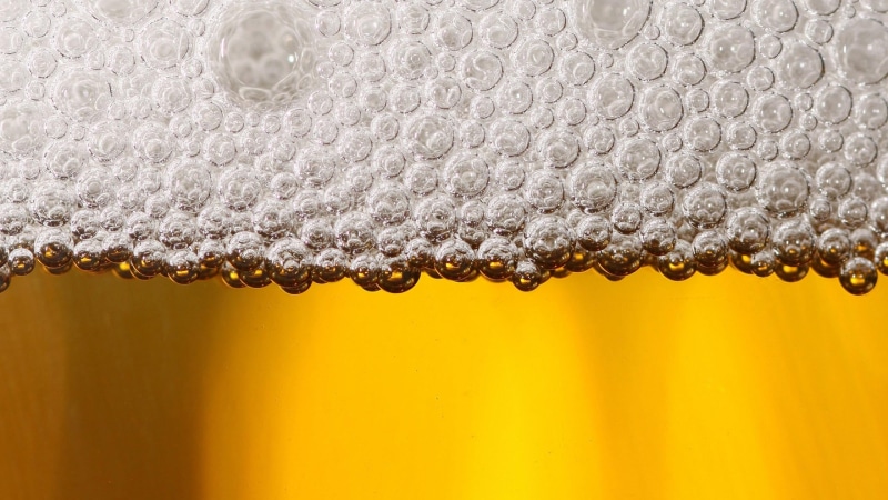 beer glass, no people, glass, 2K, beaded, clean, bubble, food and drink, frothy drink, pearl, alcohol, lager, extreme close-up, close-up, beer - alcohol