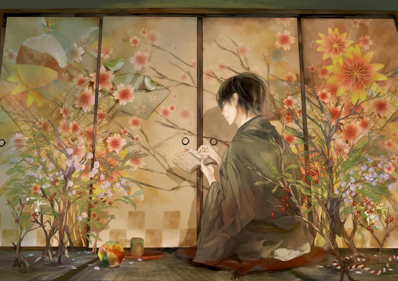 characters, young Adult, birds, one Person, tirade, guy, bouquet, leaf, outdoors, beauty In Nature, male, adult, plant, elegance, real people, nature, looking