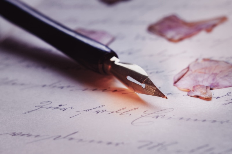 communication, historically, pen, handwriting, old, beautiful scripture, calligraphy, still life, ink, document, font, fountain pen, write, correspondence