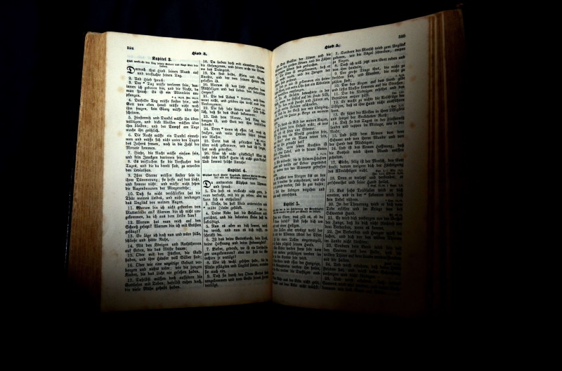 document, no people, knowledge, text, communication, christian, church, vignette, 4K, bible, novel, publication, reading, education, expertise, page, textbook