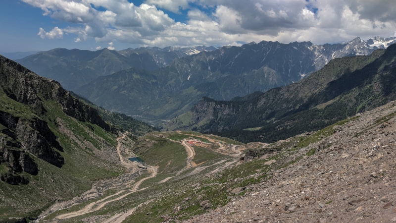 winding road, scenics - nature, day, 2K, non-urban scene, burwa, mountain, mountain peak, sky, environment, peaks, clouds, remote, tranquil scene, mountains