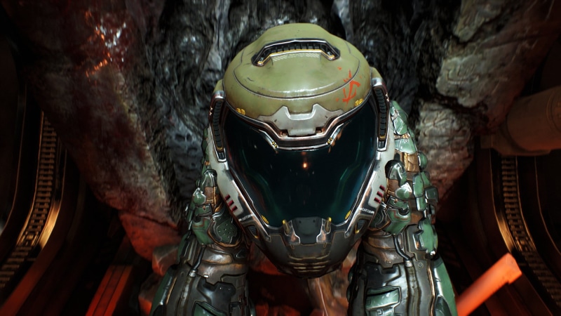 1080P, Doom (2016), Doom slayer, video game art, doom 2016, armor, screen shot