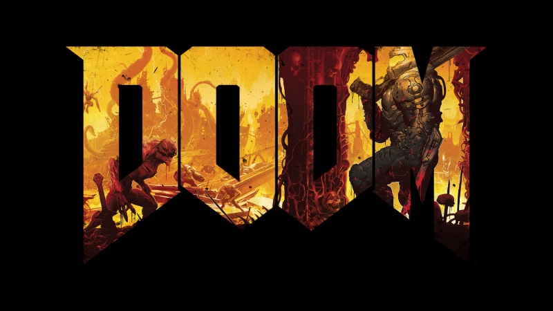Doom (game), game art, demon, Doom guy, 2K, video games, Doom slayer, DOOM Eternal