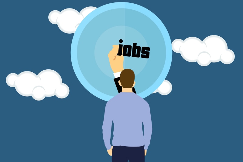 thinking, imagination, computer icon, business, hand, seeker, creative, males, one person, job, fresh graduate, illustration, ads, communication, man, symbol