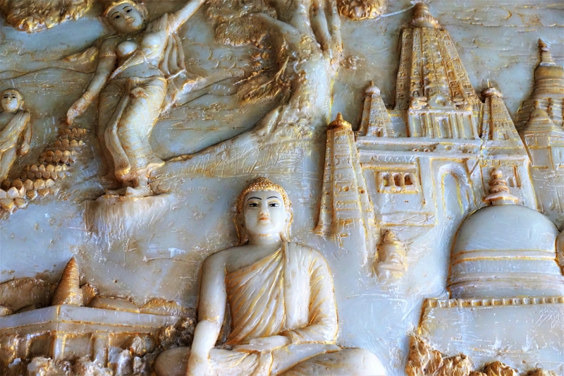 human representation, wat, flower, temple, hand, painting, floral, girl, handmade, pattern, care, sculpture, building, antique, antiquity, carving, belief