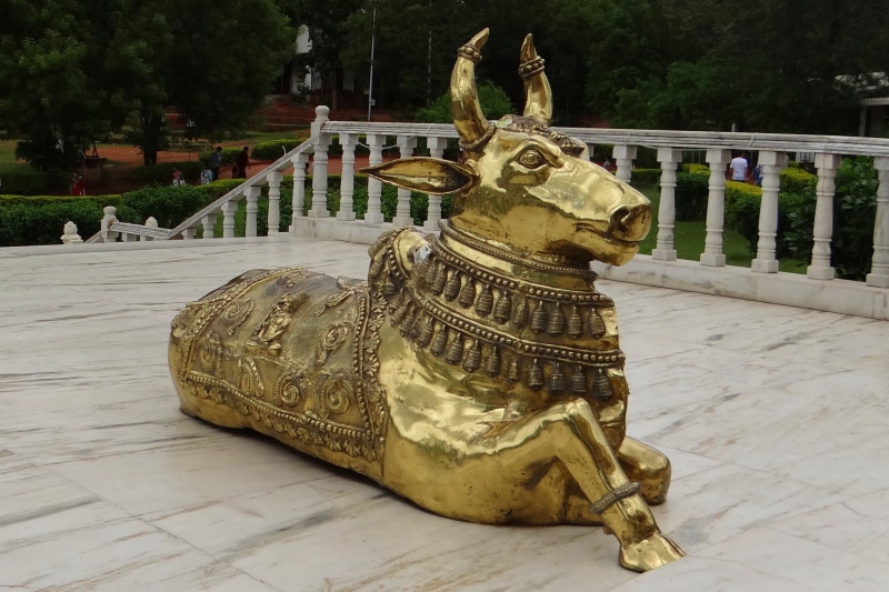 animal representation, representation, day, india, plant, 2K, no people, Bull, creativity, park, ornate, craft, nature, human representation, celestial carrier