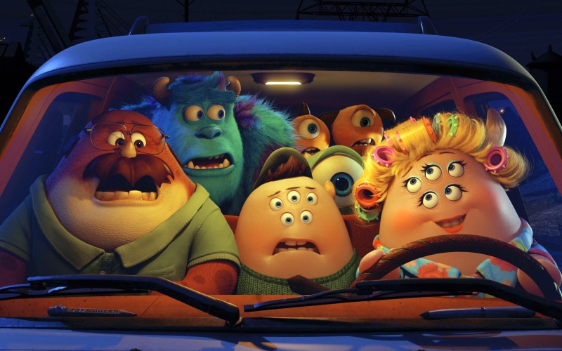 cartoon, 2K, monsters, university