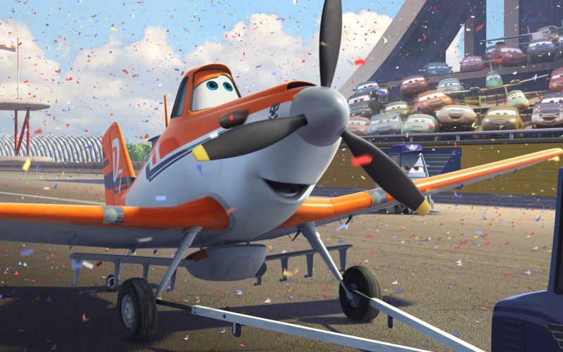 cartoon, stands, air racing, triumph, walt, disney, cars, Aerotachki, car, Walt Disney, animation, Planes, airplane, character, adventure, wings, Dusty