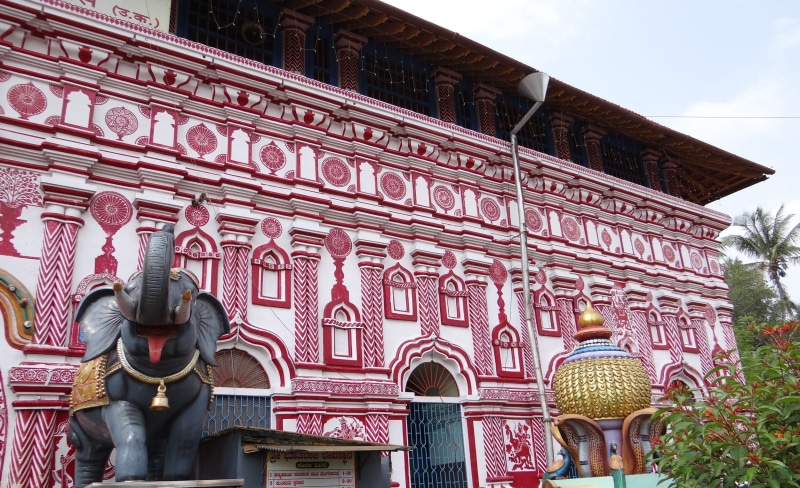 culture, religious, belief, building, nature, ornate, sculpture, travel, mythology, art and craft, representation, day, durga, temple, karnataka, spiritual