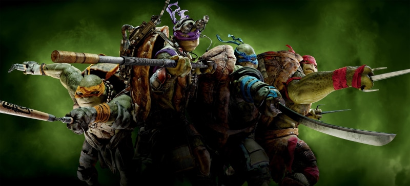 turtles, weapons, photo, 4K, smoke, fantasy, masks, mutant, teenage, Michelangelo, Leonardo, ninja, Raphael, green, Teenage Mutant Ninja Turtles, background