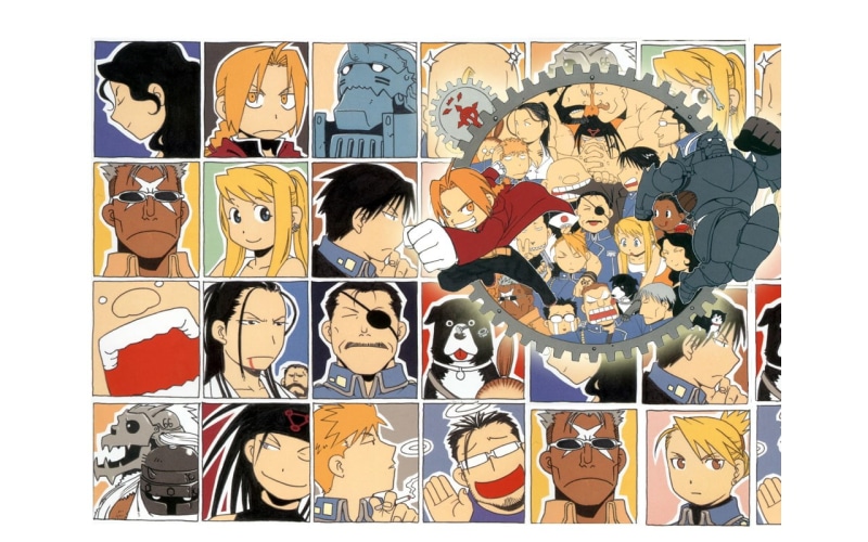 fullmetal, hawkeye, anime, metal, art, Alphonse Elric, alchemist, roy, hughes, rockbell, edward, mustang, full, 720P, maes, riza, Fullmetal Alchemist
