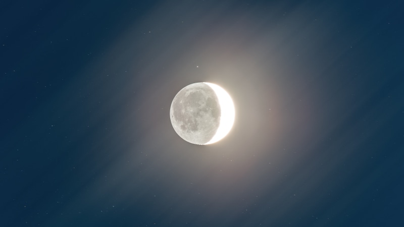 no people, space, blue, outdoors, astronomy, tranquil scene, natural phenomenon, idyllic, bright, Moon, sky, planetary moon, night, moonlight, 4K, tranquility